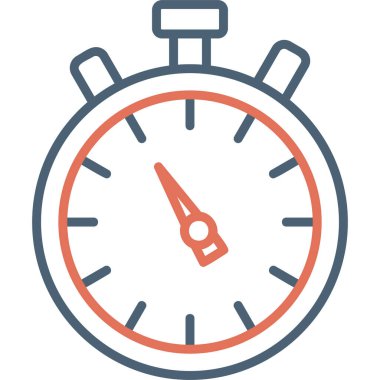 Kronometre Web simgesi basit tasarım