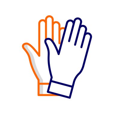 Safety Gloves icon vector illustration design