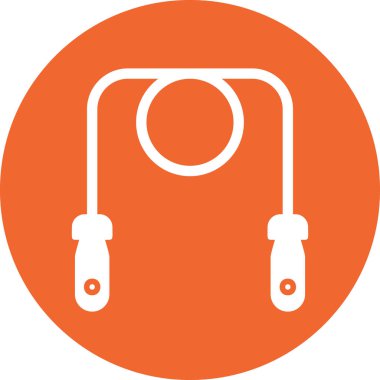 İp simgesi vektör illüstrasyonu atlanıyor