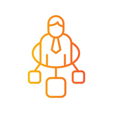 Abstract vector illustration of team work