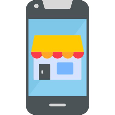 Çevrimiçi rezervasyon simgesi, modern tasarım illüstrasyonu