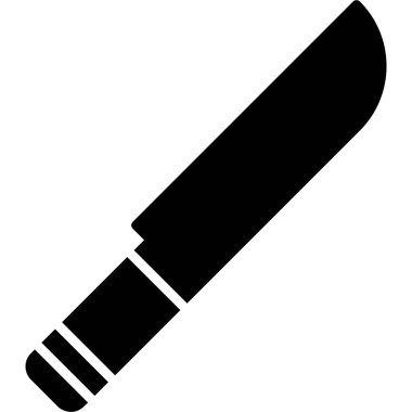 bıçak simgesi vektör illüstrasyonu