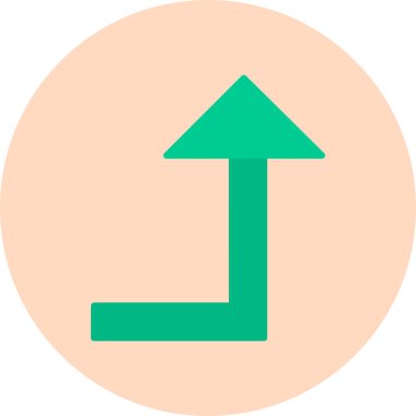 ok simgesi işaret vektör illüstrasyonu