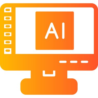 Al modern simge, vektör illüstrasyonu