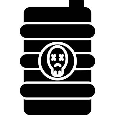 Fıçı modern simge vektör illüstrasyonu