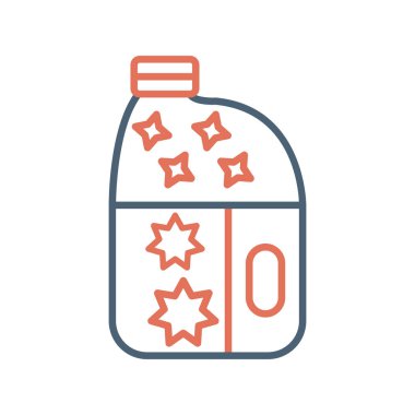 Şişe simgesinin vektör illüstrasyonu