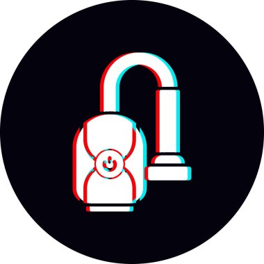 vector illustration of modern Vacuum Cleaner