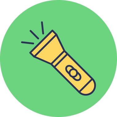 el feneri. Web simgesi basit illüstrasyon 