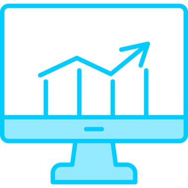 Büyüme. Web simgesi basit illüstrasyon