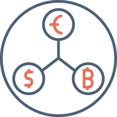 Dolar. Web simgesi basit illüstrasyon