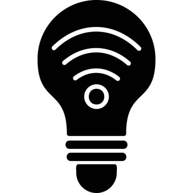 ampul simgesi vektör illüstrasyonu