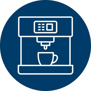 kahve fincanı simgesi, vektör illüstrasyonu