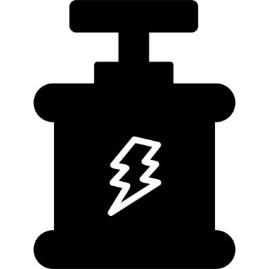 Patlama işareti. Web simgesi basit illüstrasyon 