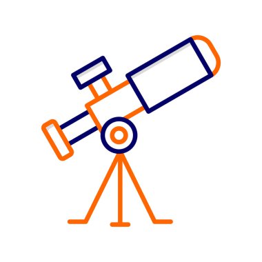 vector illustration of modern Telescope icon