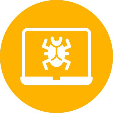 Hata dedektifi modern simge, vektör illüstrasyonu 