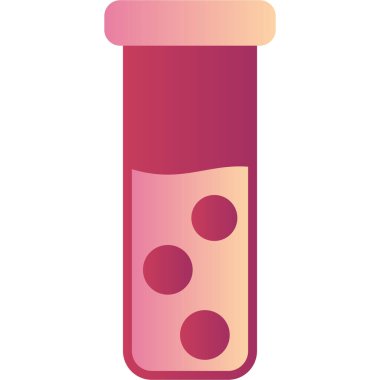 test tübü web simgesi basit tasarım