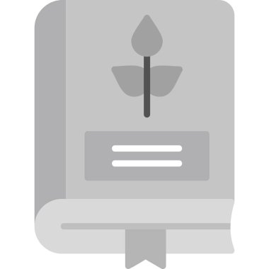 Tarım kitabı ikonu, modern tasarım illüstrasyonu