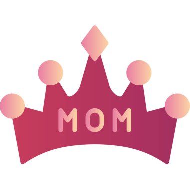 taç simgesi vektör illüstrasyonu