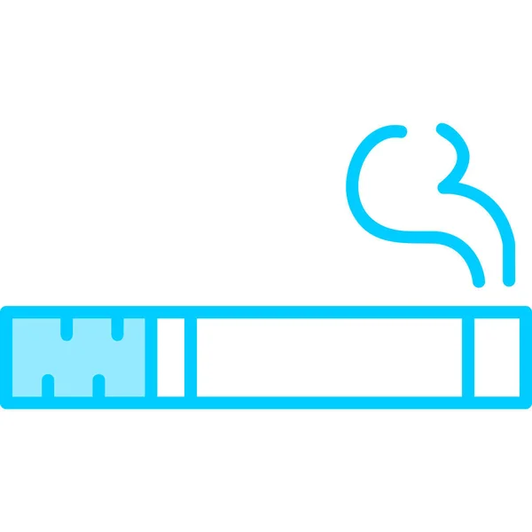 Sigaret Web Icoon Vector Illustratie — Stockvector