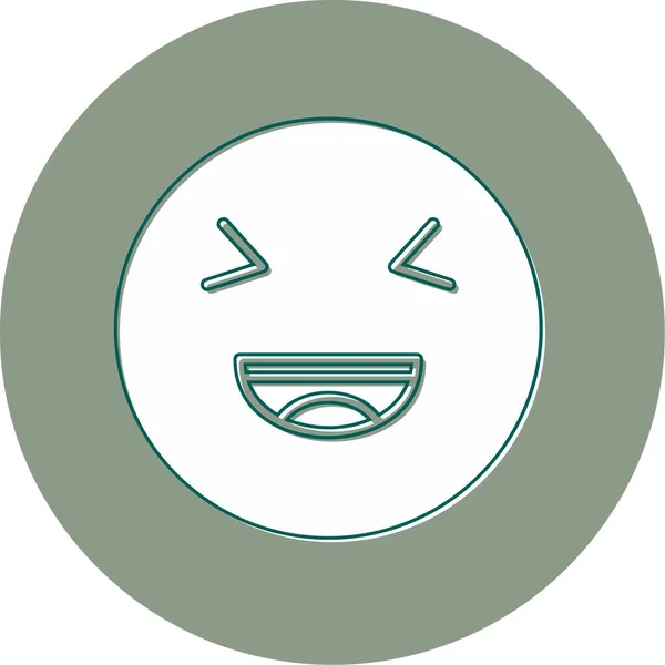Ilustración Vectorial Icono Facial — Vector de stock