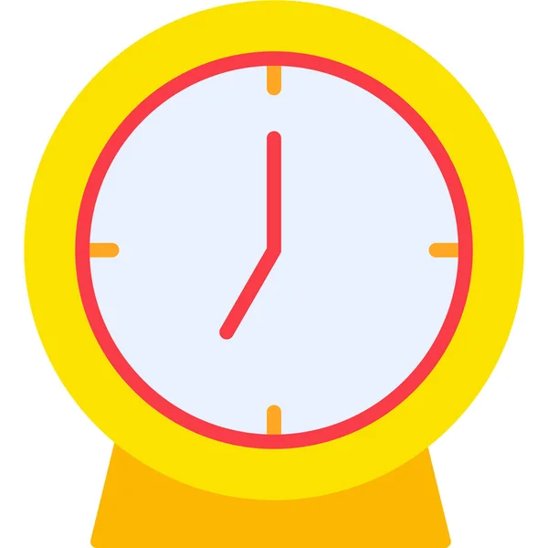 Hora Del Reloj Ilustración Digital Del Dispositivo Del Teléfono Inteligente — Vector de stock