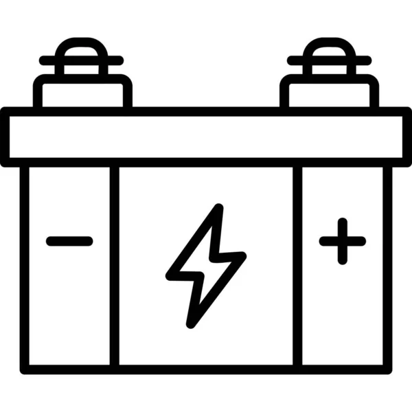 Autobatterie Stromwechsel — Stockvektor
