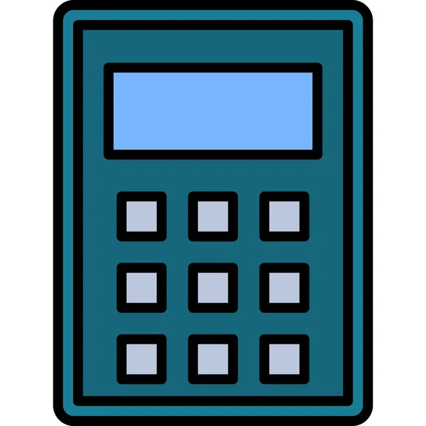 Ícone Calculadora Web Ilustração Vetorial — Vetor de Stock