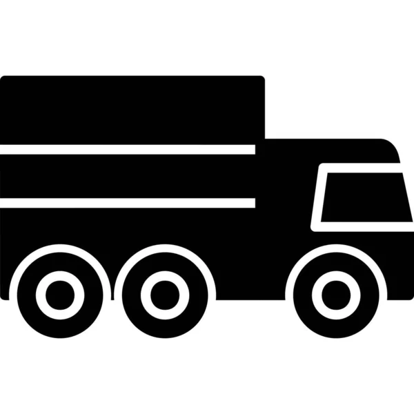 卡车抽象图标矢量说明 — 图库矢量图片