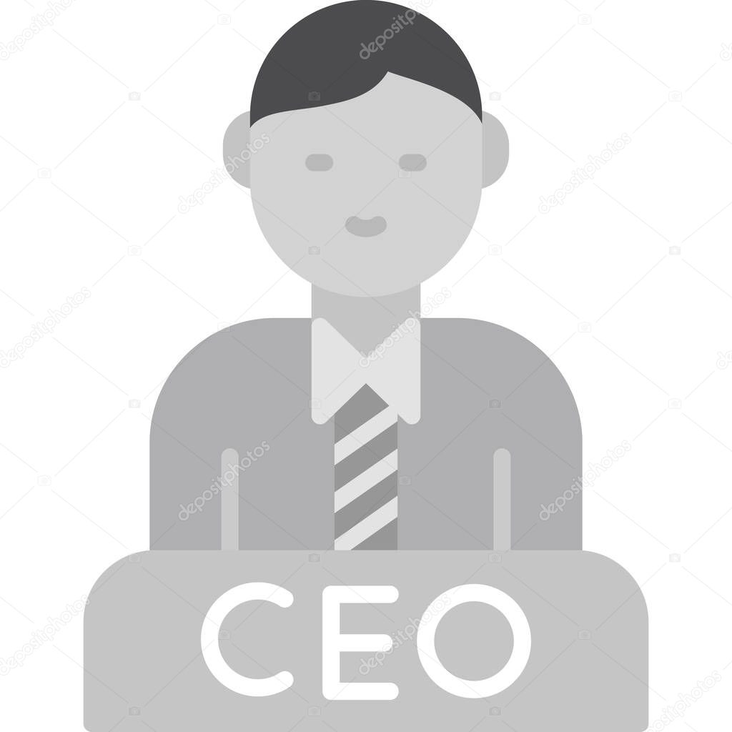 businessman. web icon simple illustration 