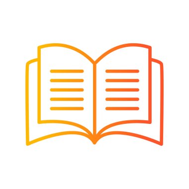 Open Book web icon, vector illustration
