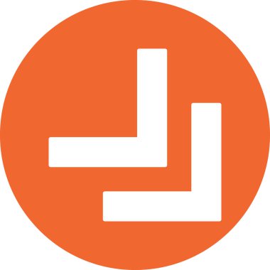 Sembol tek ağ simgesinin vektör illüstrasyonu