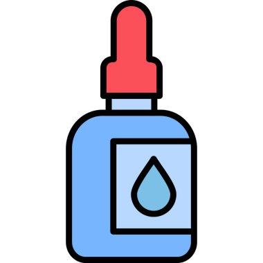 Ağız aşısı. Web simgesi vektör illüstrasyonu