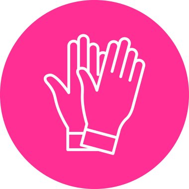 Safety Gloves icon vector illustration design