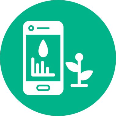 Su Seviyesi mobil vektör çizimi