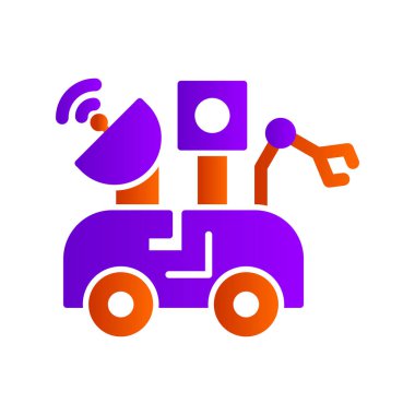 Astronomi. Web simgesi basit illüstrasyon