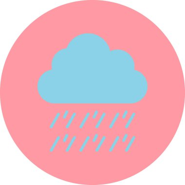 bulut simgesi, vektör illüstrasyonu