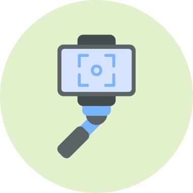 Kamera. Web simgesi basit illüstrasyon