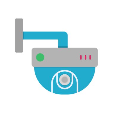 ccTV kamera simgesinin vektör illüstrasyonu