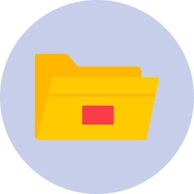 folder icon, web simple illustration