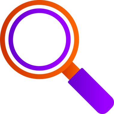 Arama simgesi vektör illüstrasyonu