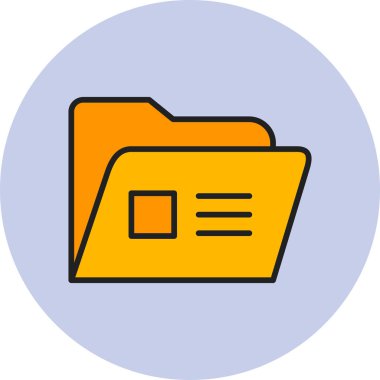 Dosya. Web simgesi basit illüstrasyon