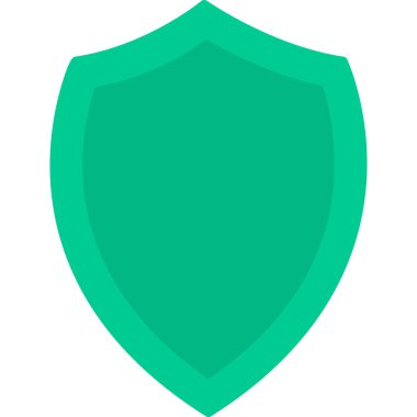 kalkan simgesi, vektör illüstrasyonu basit tasarım