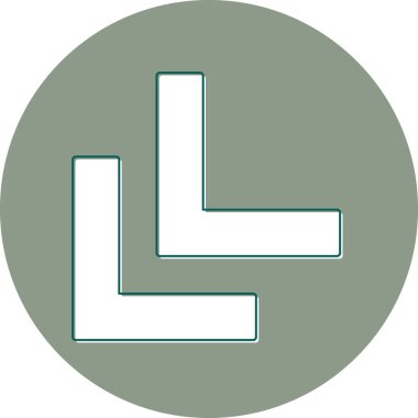 Sembol tek ağ simgesinin vektör illüstrasyonu