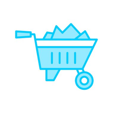 wheelbarrow with shopping cart and trolley vector illustration design