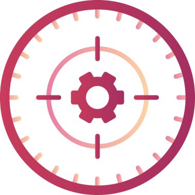 hedef simge vektör illüstrasyonu