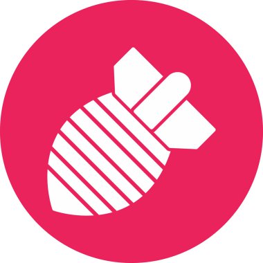 Atomic Bomb icon modern vector illustration