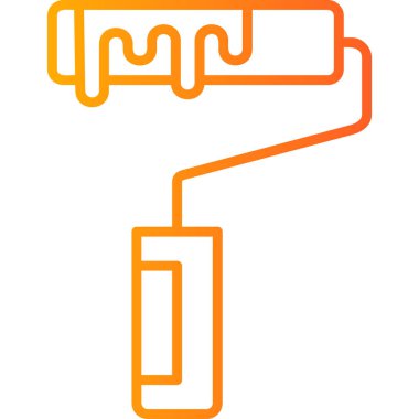 boya silindiri vektör illüstrasyonu