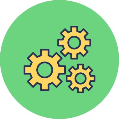 ayar simgesi vektör illüstrasyonu 