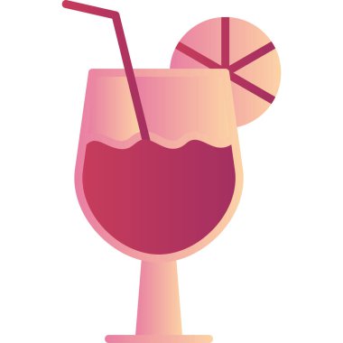 İçecek. Web simgesi vektör illüstrasyonu