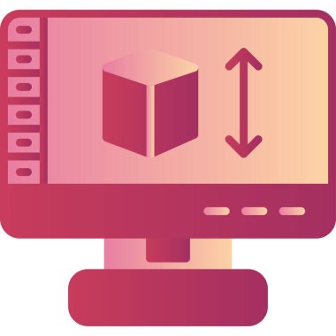 Bilgisayar monitörü. Basit tasarım